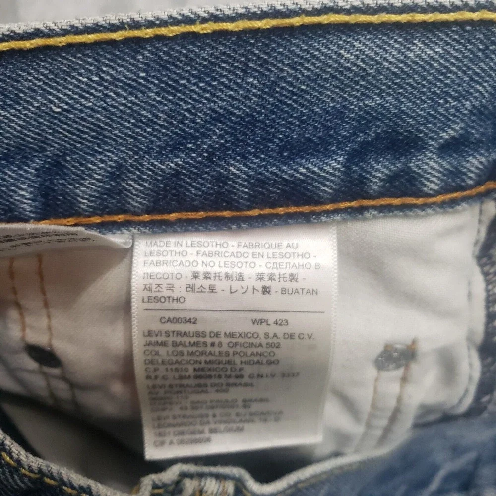 Levi's‎ 505 Jeans Men's 36x30 Blue Straight Leg Denim Medium Wash